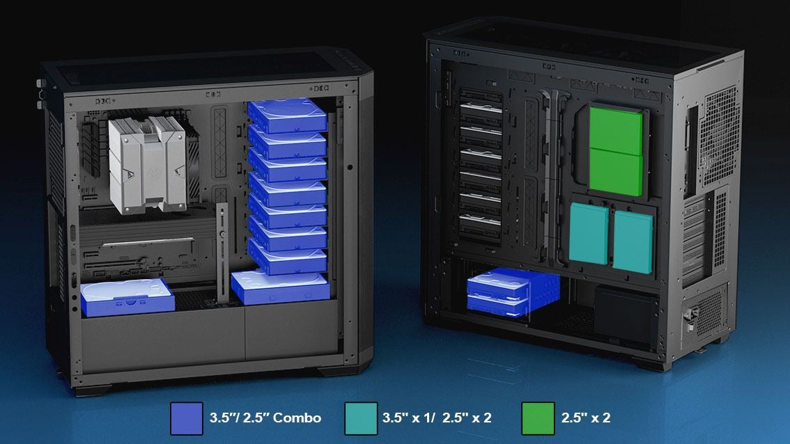 SilverStone Seta H2: el chasis bestial que soporta hasta 15 discos duros