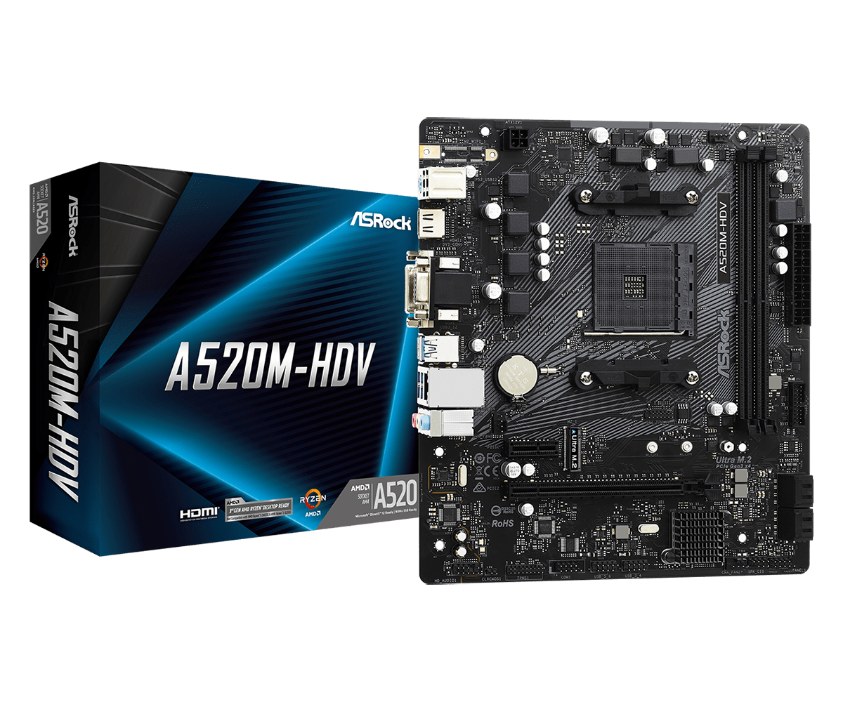 Placa base ASRock A520M-HDV