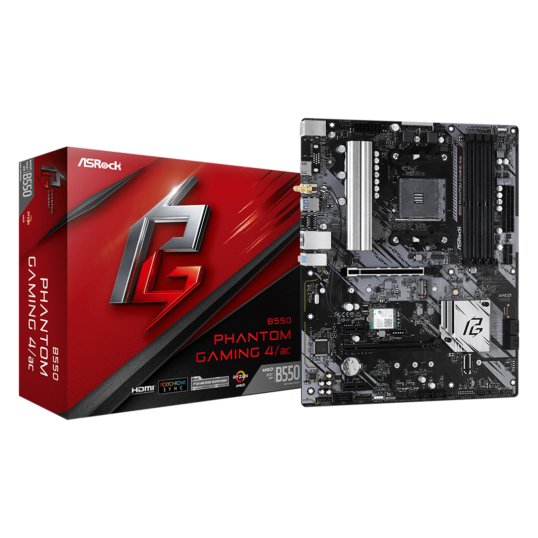 Placa base ASRock B550 Phantom Gaming 4/ac