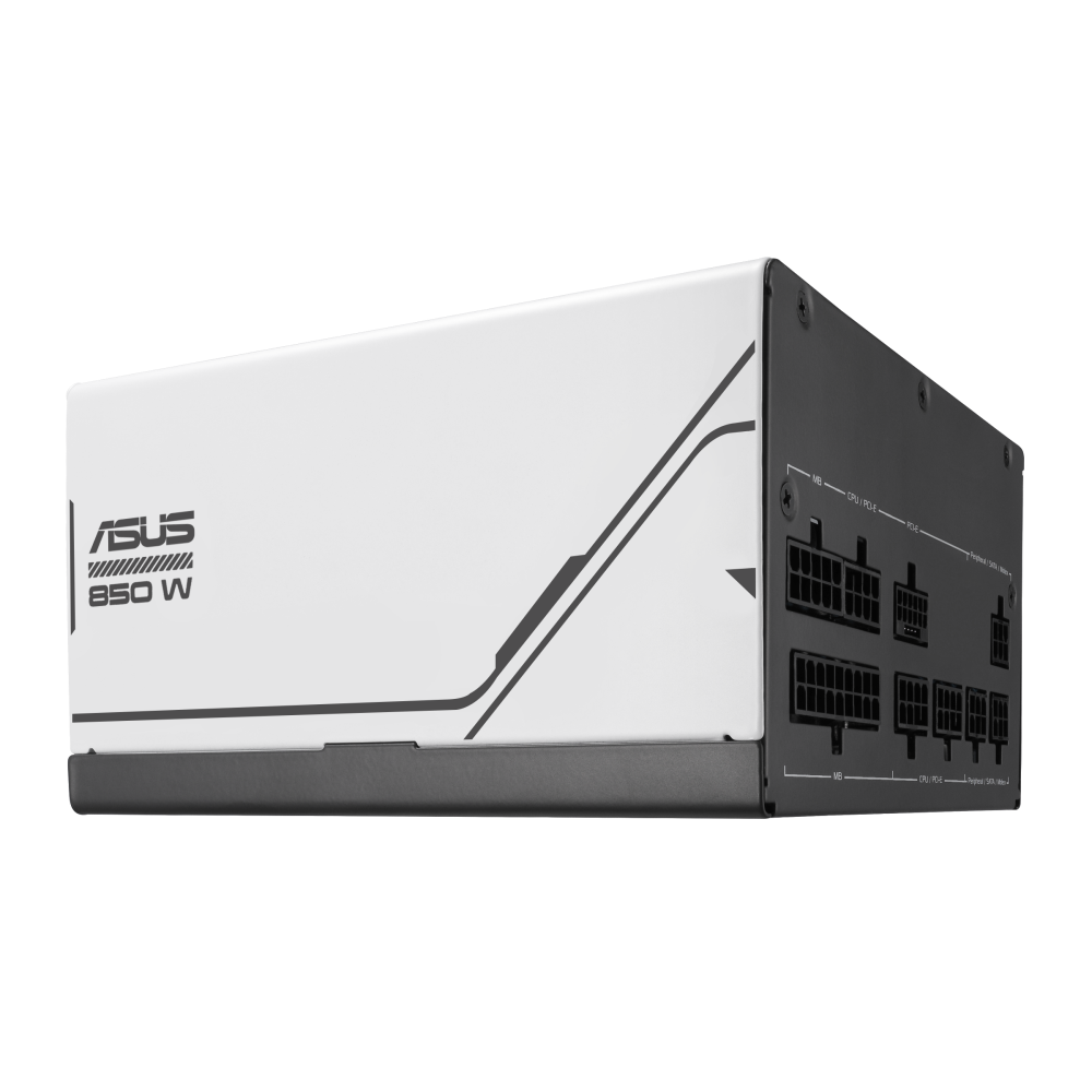 Fuente de poder ASUS Prime 850W Gold blanca
